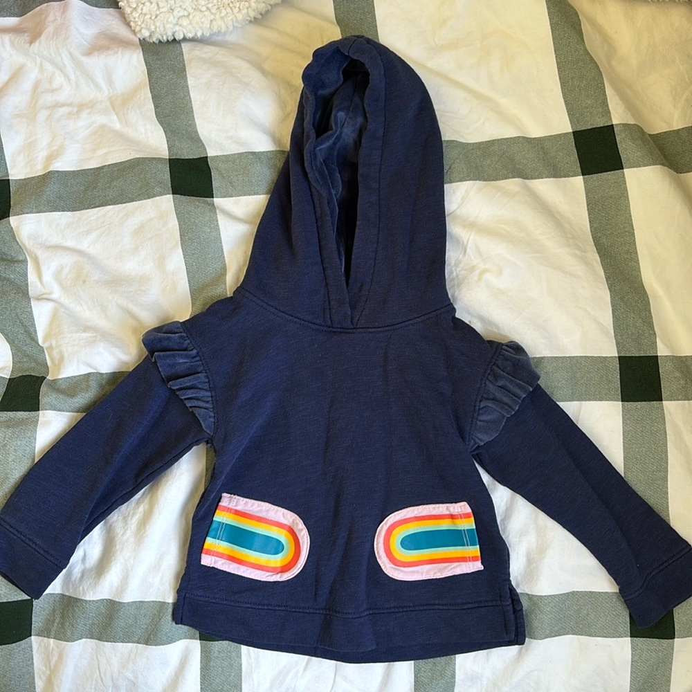 Cat & Jack hoodie with rainbow pockets